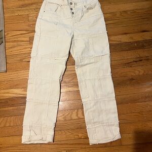 PacSun Cream Denim Jeans